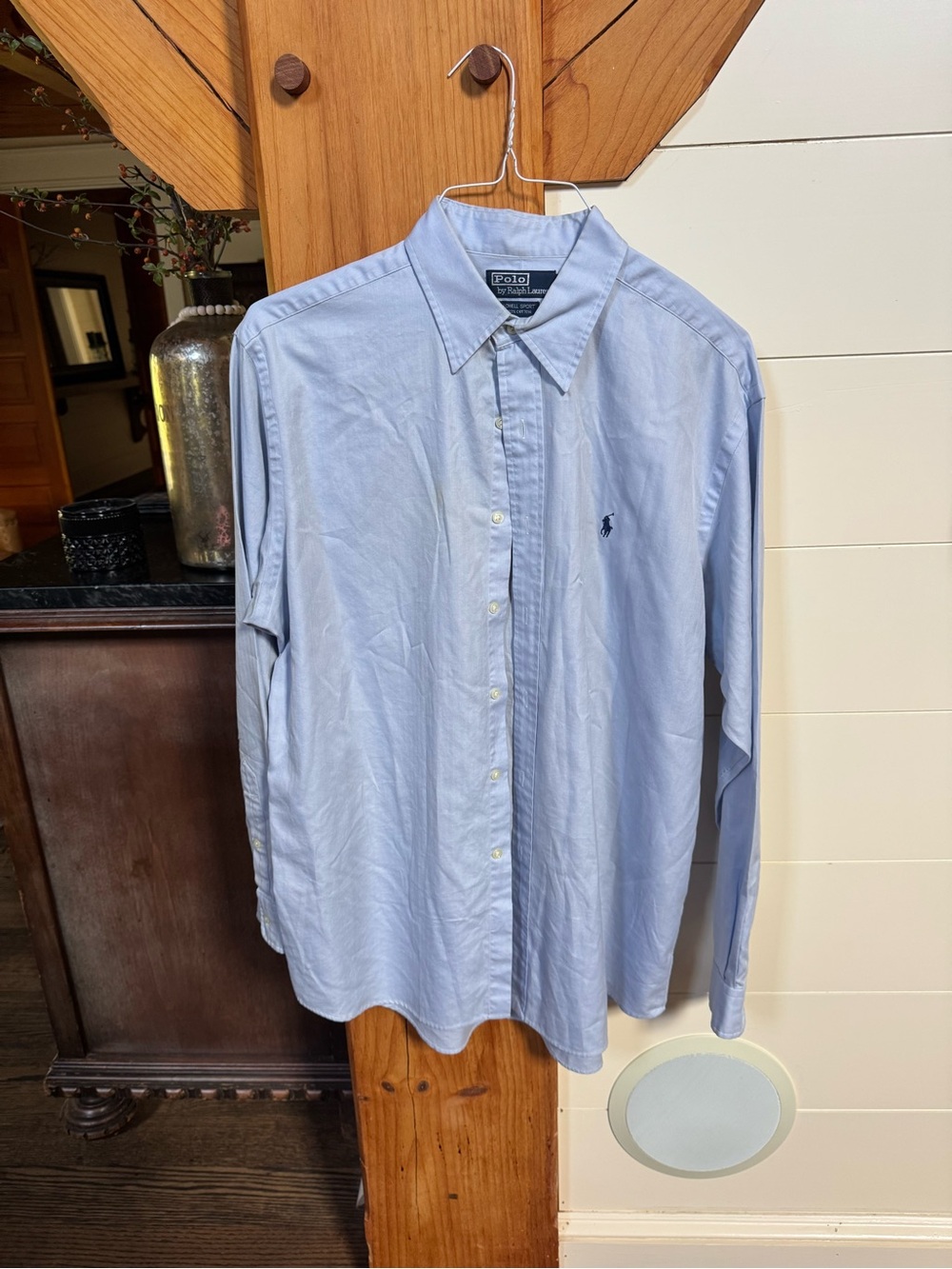 Ralph Lauren Light Blue Button-Down Dress Shirt
